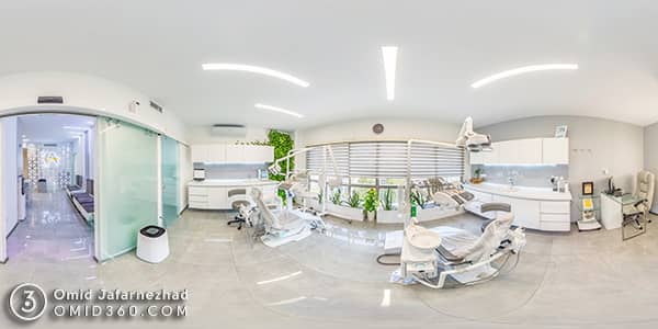 تور مجازی مطب دندانپزشکی دکتر کامیار عباسی