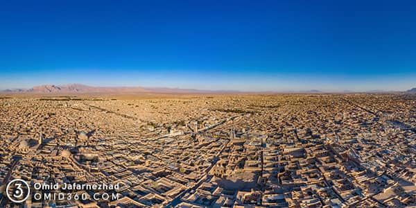 عکس هوایی یزد تور مجازی