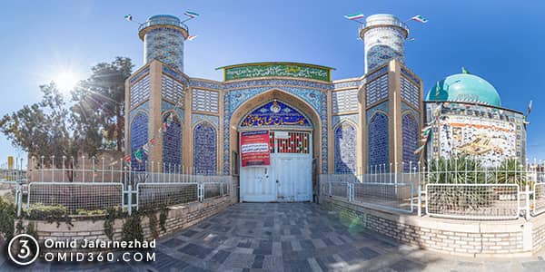 زیارت مجازی گلستان شهدا عاشق آباد اصفهان