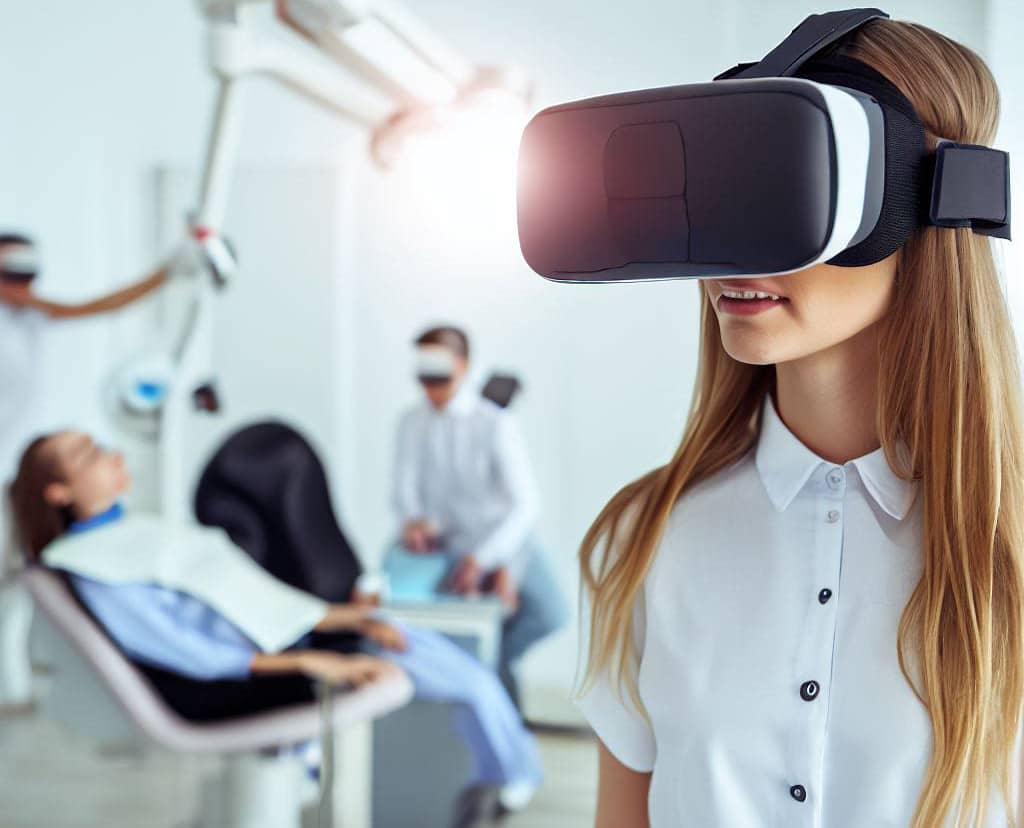 بازدید مجازی عینک واقعیت مجازی دندانپزشکی